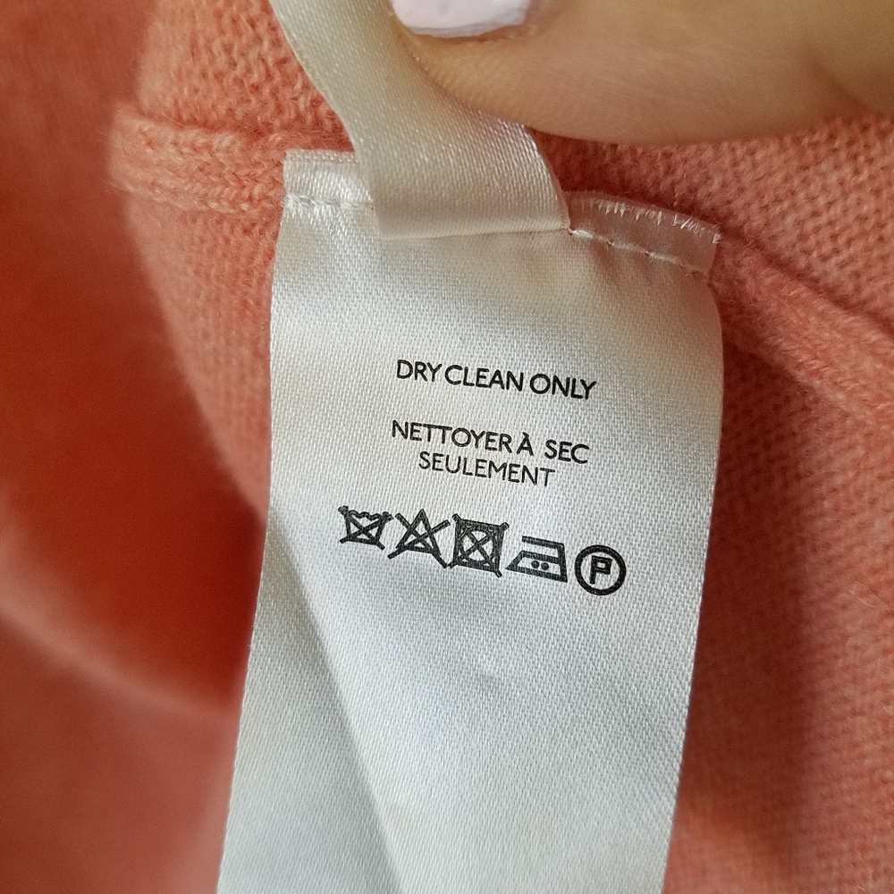 Anrhropologie Pilcro 100% Cashmere Peachy Emmeline Boatneck Sweater Medium - Picture 13 of 14